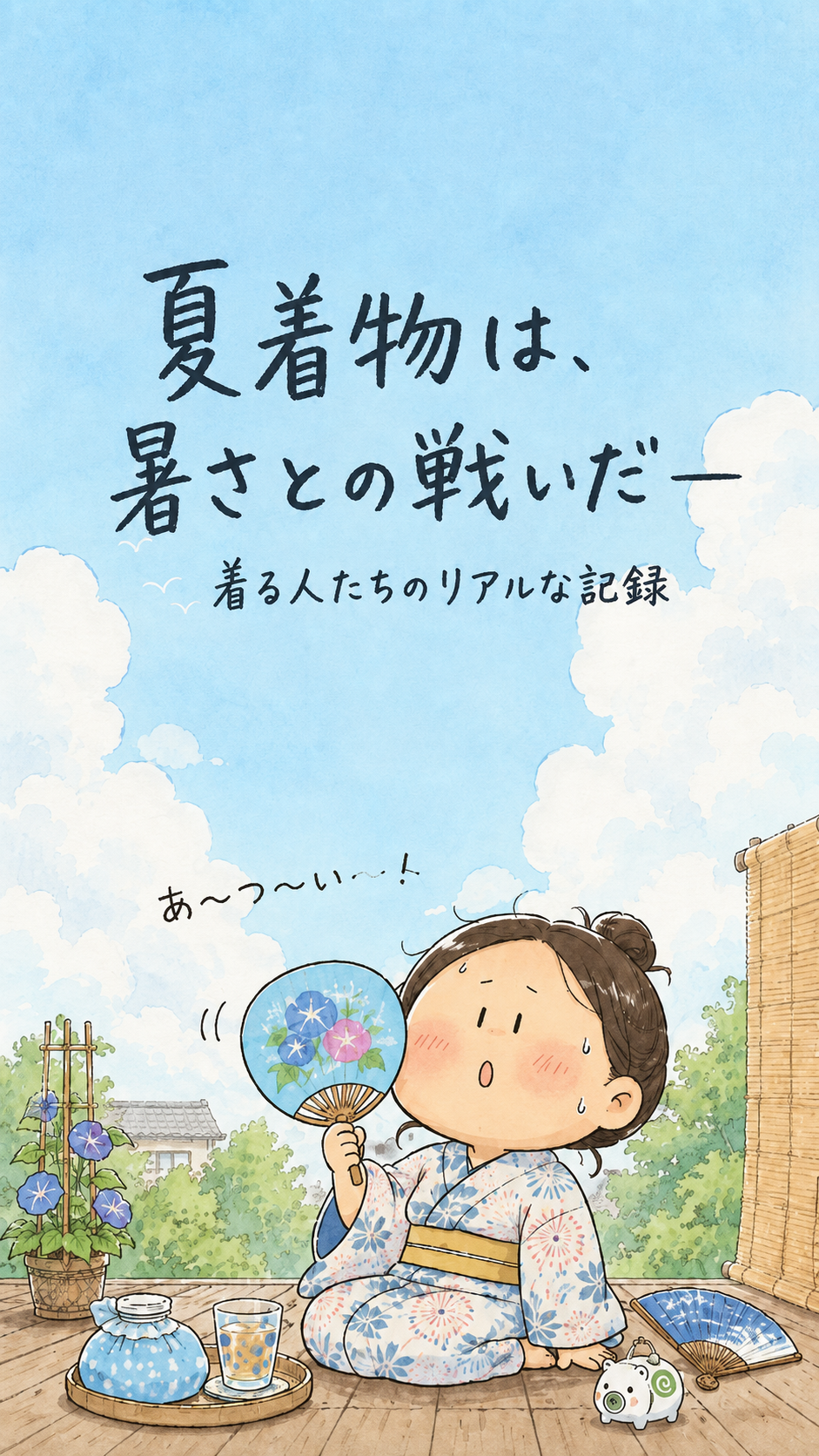 夏着物は、暑さとの戦いだ — 着る人たちのリアルな記録